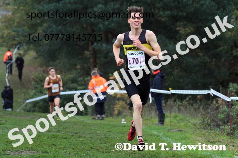 Mens Under-17s, 2022 National Cross Country Relays, Berry Hill Park, Mansfield.  Photo: David T. Hewitson/Sports for All Pics